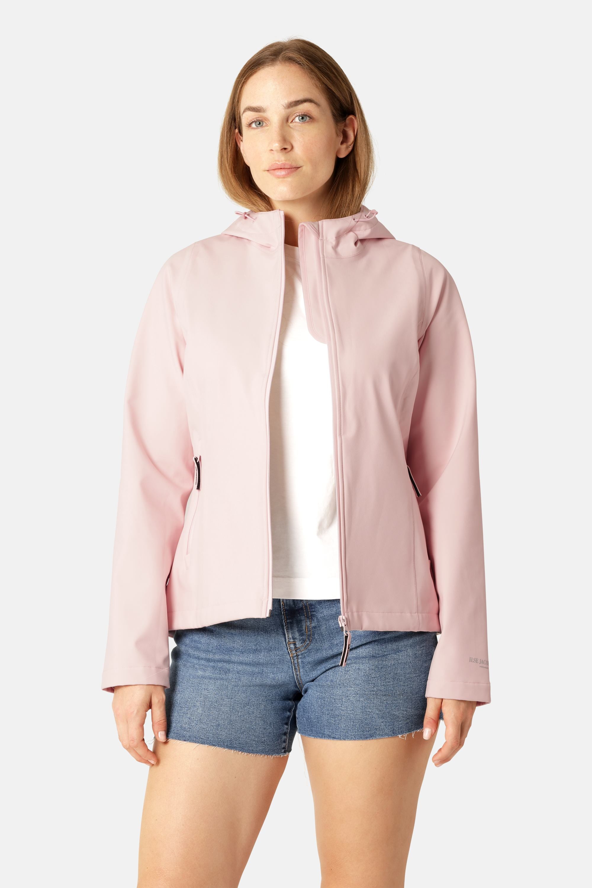 Kurzer Softshell Regenmantel - Lotus